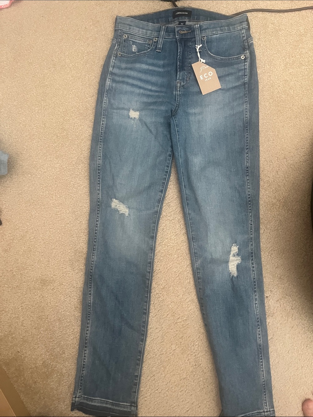 Women’s j Crew distressed jeans NWT